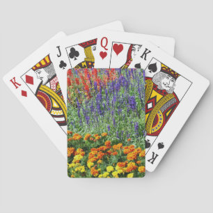 Jeu De Cartes Jardin Fleuri Coloré En Été