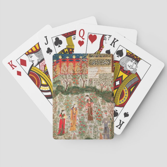 Jeu De Cartes Jardin persan, 15ème siècle (avec papier) (dos)
