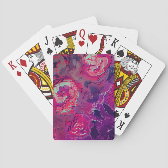 Jeu De Cartes Jardin rose (dos)