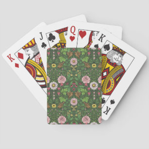Jeu De Cartes Jardin sauvage en vert