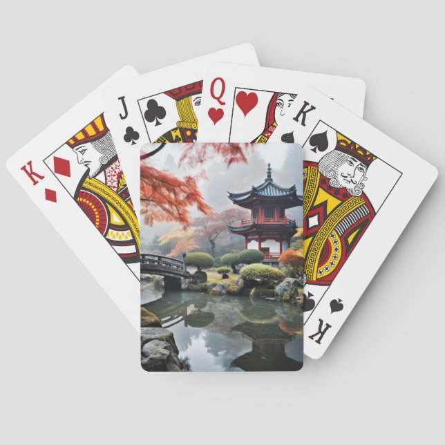 Jeu De Cartes Jardin zen Nature paisible (dos)