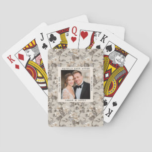 Jeu De Cartes Jardinies Fantaisie Étoilent Mariage à la Campagne