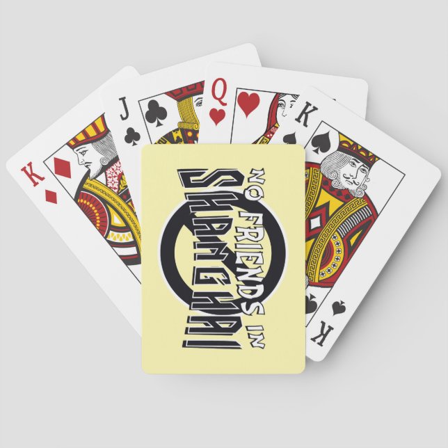 Jeu De Cartes JAUNE JOUER des cartes pour Shanghai Rummy (dos)