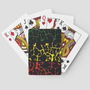Jeu De Cartes Jaune vert. Red