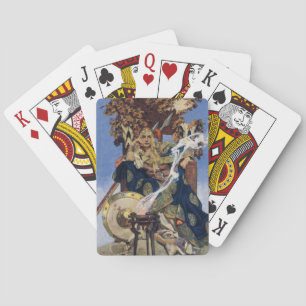 Jeu De Cartes JC Leyendecker Reine Maeve Guerrière Celtique