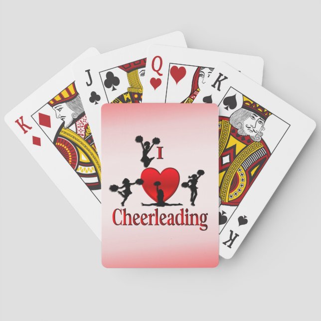 Jeu De Cartes Je Coeur Cheerleader (dos)
