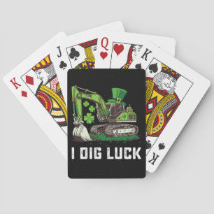 Jeu De Cartes Je creuse Excavateur de chance St Patrick's Day Ir