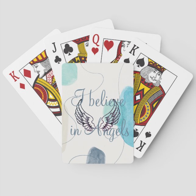 Jeu De Cartes Je crois aux anges Abstraits en arrière (dos)