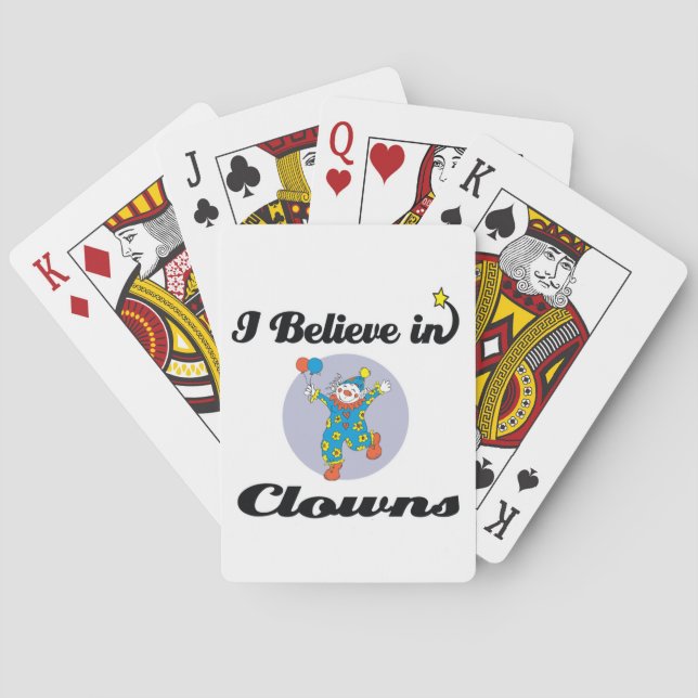 Jeu De Cartes je crois aux clowns (dos)