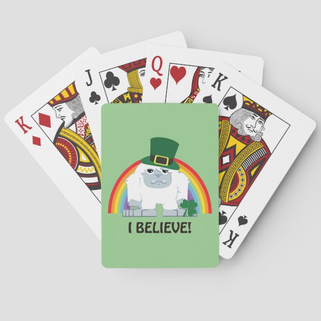 Jeu De Cartes Je Crois ! Leprechaun Yeti (dos)