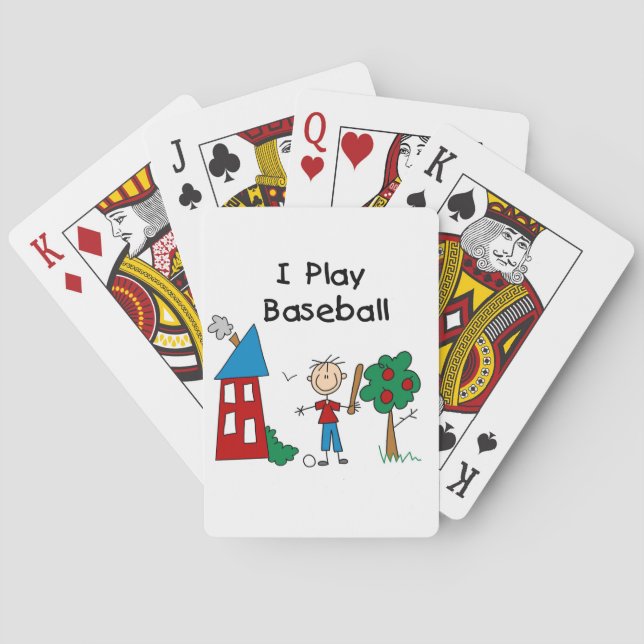 Jeu De Cartes Je Joue au Baseball (dos)