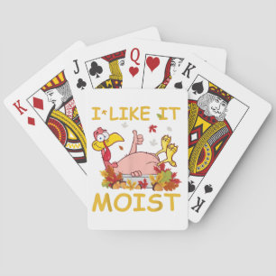 Jeu De Cartes Je l'aime humide drôle de dinde comme le dîner de