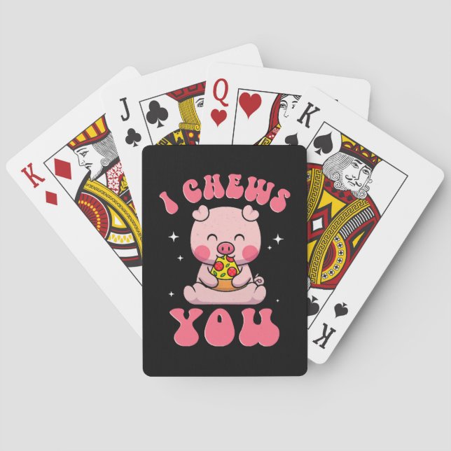 Jeu De Cartes Je mâche ta pizza (dos)