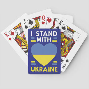 Jeu De Cartes Je me tiens avec les cartes de vélo Ukraine