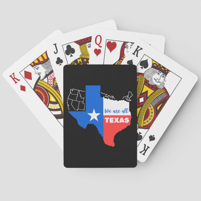 Jeu De Cartes Je Me Trouve Avec Le Texas (dos)