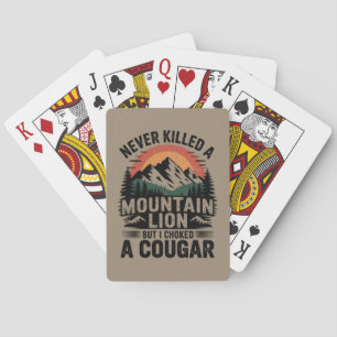Jeu De Cartes Je n'ai jamais tué un lion de montagne, mais j'ai 