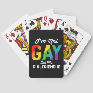 Jeu De Cartes Je ne suis pas gay, mais ma copine est une drôle d
