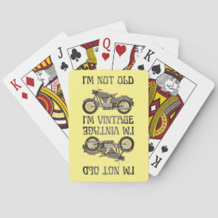 Jeu De Cartes JE NE SUIS PAS VIEUX, JE SUIS VINTAGE drôle annive