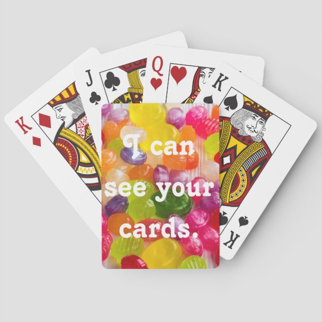 Jeu De Cartes Je peux voir votre paquet de cartes (dos)