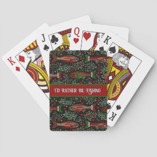 Jeu De Cartes Je préfère pêcher la truite de Noël