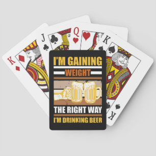 Jeu De Cartes Je prends du poids de la bonne façon Je bois de la