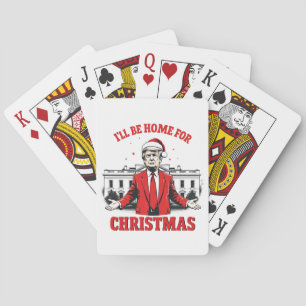 Jeu De Cartes Je serai à la maison pour l'Inaguration de Noël de