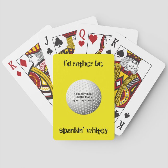 Jeu De Cartes Je serais plutôt whitey de spankin (dos)