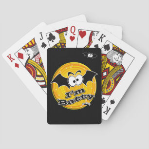 Jeu De Cartes Je suis Batty Orange et Yellow Swirl