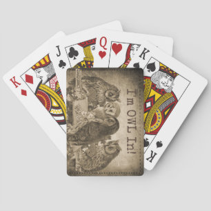 Jeu De Cartes JE SUIS DANS (Tout En) Pun De Poker