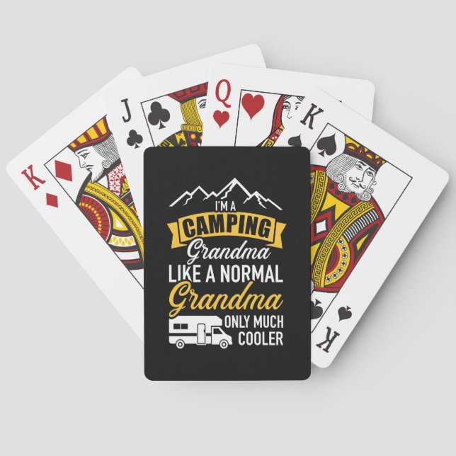 Jeu De Cartes Je Suis Grand-Mère De Camping (dos)