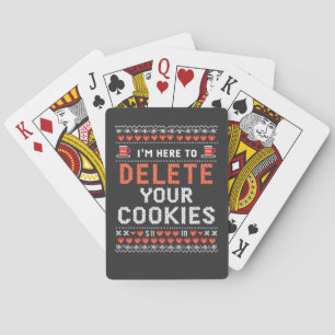 Jeu De Cartes Je suis ici pour supprimer vos cookies affreux pul