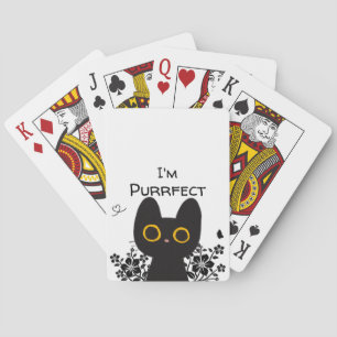 Jeu De Cartes Je suis le chat noir mignon parfait