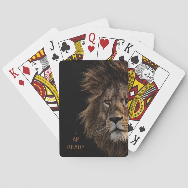 Jeu De Cartes JE SUIS PRÊT - Lion (dos)