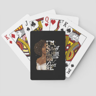 Jeu De Cartes Je suis Rue Alors Regardez Les Deux Voies, Avant D