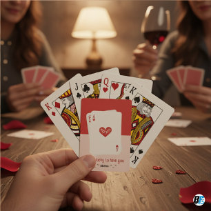 Jeu De Cartes Je suis si chanceux de t'avoir Cartes de poker cla