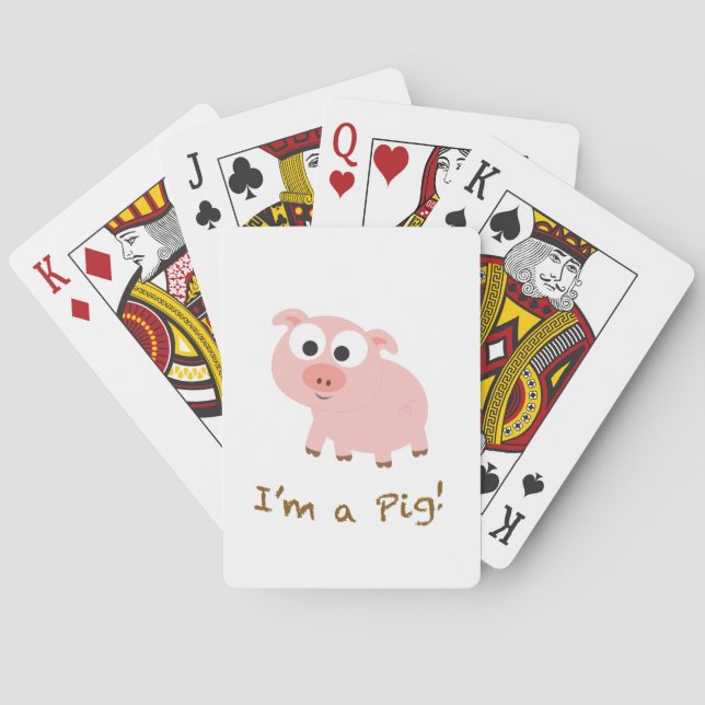 Jeu De Cartes Je suis un cochon (dos)