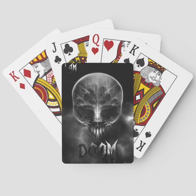 Jeu De Cartes Je Suis Un Crâne Fractal De Doom (dos)
