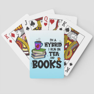Jeu De Cartes Je suis un hybride je cours sur le thé et les livr