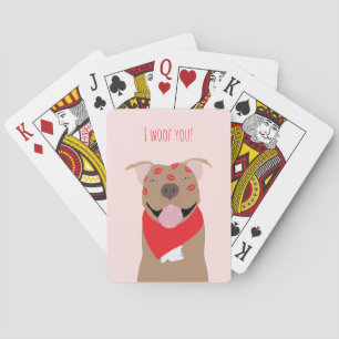 Jeu De Cartes Je t'ai malmenée des marques de baiser de Bulldog