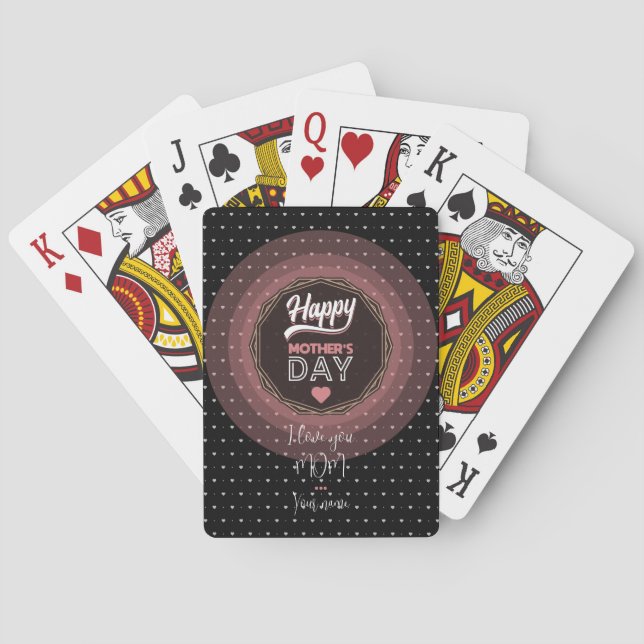 Jeu De Cartes Je t'aime maman (dos)