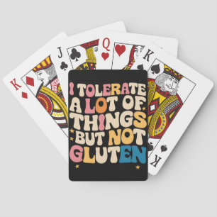 Jeu De Cartes Je tolère beaucoup de choses mais pas le gluten