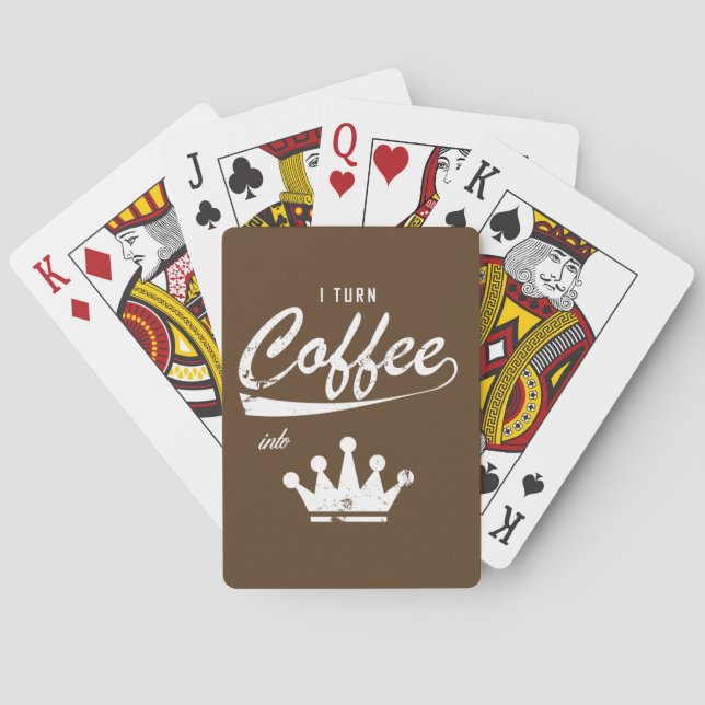 Jeu De Cartes Je transforme le café en KOMs (dos)