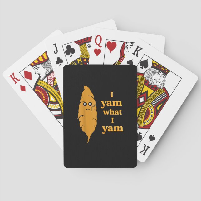 Jeu De Cartes Je Yam Ce Que Je Yam Funny (dos)