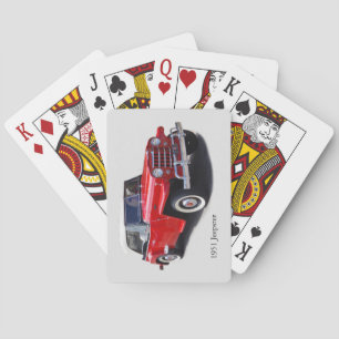 Jeu De Cartes Jeepster 1951 jouant aux cartes