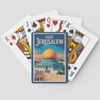 Jérusalem Israël Illustration Voyage Art Vintage