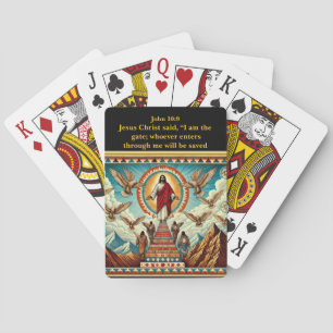 Jeu De Cartes Jésus à la Porte du Ciel