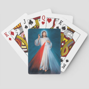 Jeu De Cartes Jésus-Christ Miséricorde divine Sacré-Cœur de Jésu
