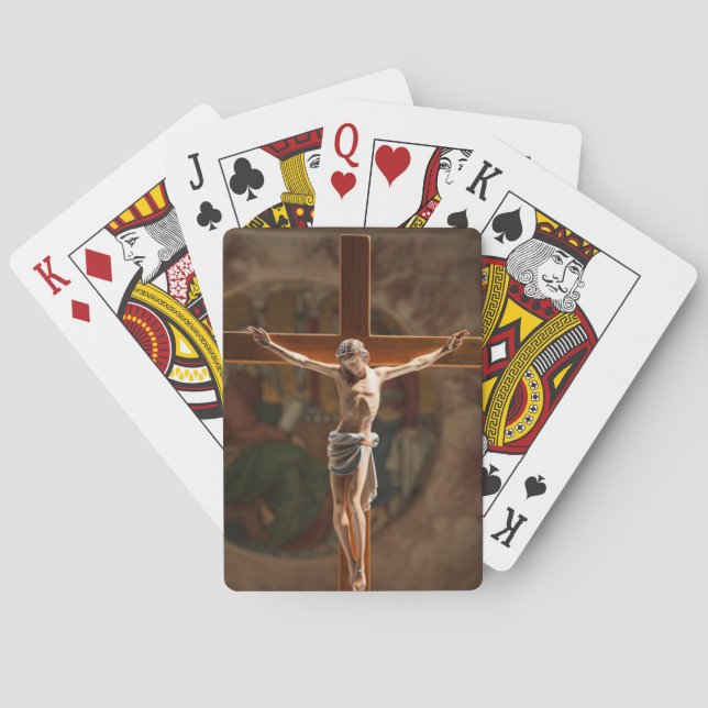 Jeu De Cartes Jesus on the cross playing cards (dos)