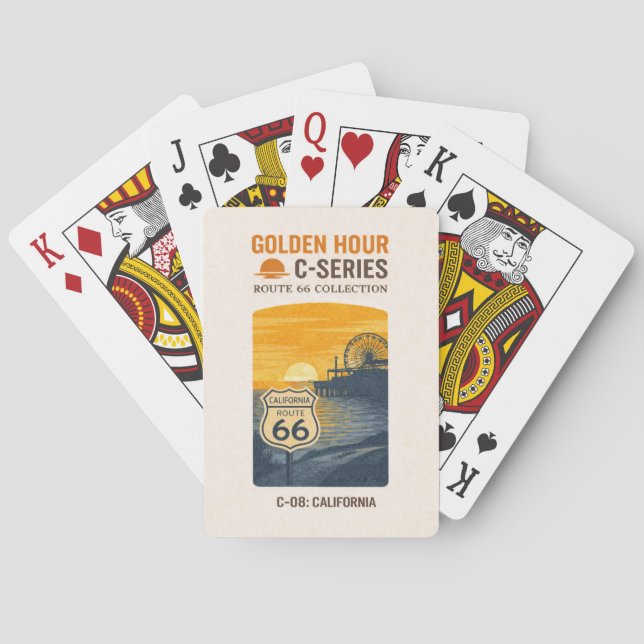 Jeu De Cartes Jetée de Santa Monica Centennial Sunset Deck (dos)