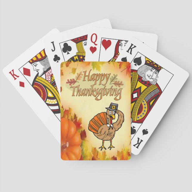 Jeu De Cartes Jeu de Thanksgiving Card Deck (dos)